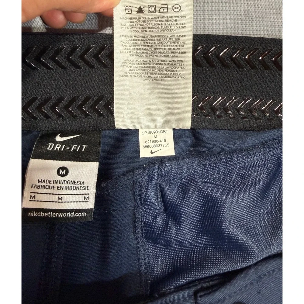 Nike Softball Pants Women Medium Navy Blue Knickers Activewear